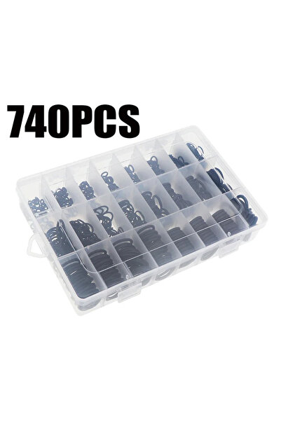 Choice1 740PCS 740/1200Pcs O-ring Gaskets Seal Ring Set Nitrile High Pressure...