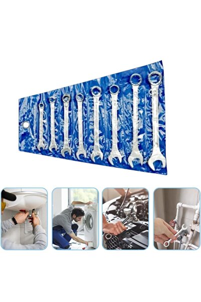 OEM Set of 8 universal wrenches, sizes M6/M8/M10/M12/M13/M14/M17/M19, car ser...