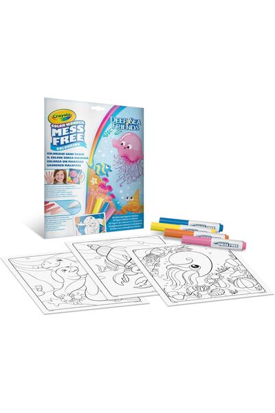 Crayola - Color Wonder Colouring Set with 18 Colouring Pages and 4 Felt Tip P...