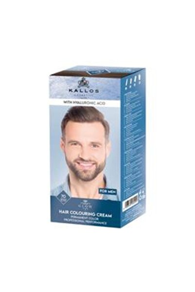 Kallos Vopsea Permanenta pentru Barbati - Glow For Men Long Lasting Cream Hai...