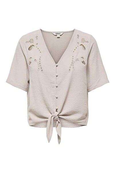 ONLY 15371083 ONLEVALOU METTE 2/4 KNOT TOP WVN