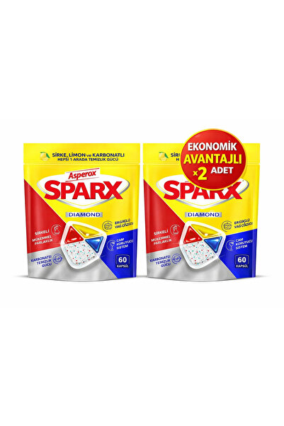SPARX أسبيروكس أقراص غسالة الصحون 60 قطعة (× 2 قطعة)
