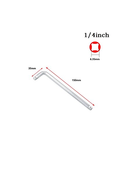 Choice1 1-4 Socktet Wrench L Type Bent Bar Oxidation Prevention 1/2\" 1/4\" 3...