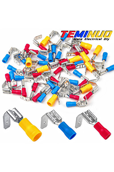 choice2 30pcs-Mix In Bag 30/70pcs semi-insulated piggy back spade connectors ...