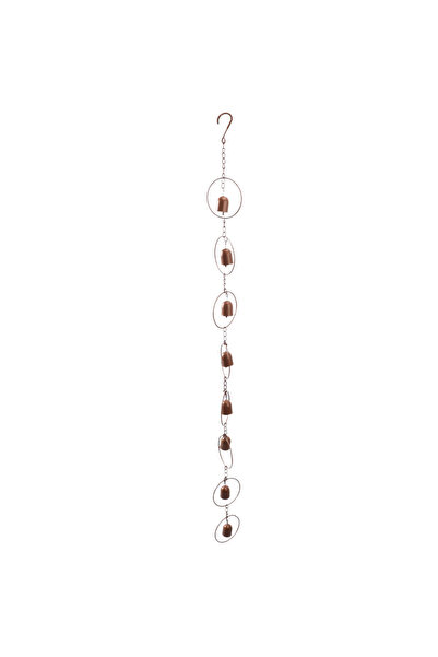 Choice As picture Hanging Rain Chime 120cm Length Metal Beautiful Sound Decor...