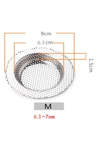 choice2 9CM Kitchen Water Sink Filter Sink Mesh Strainer Kitchen Tool Stainle...