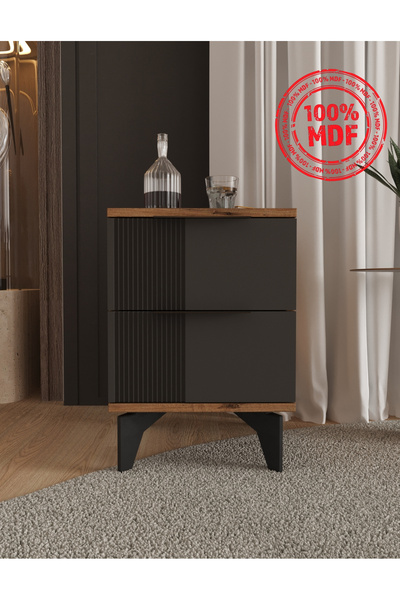 Teen & Bright EKİN 2 ÇEKMECELİ KOMODİN - TAMAMI MDF