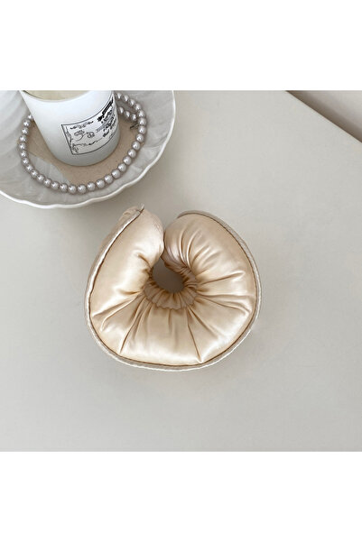 Choice5 champagne Sponge Sleep Elastic Ponytail Holder Hair Scrunchies for Wo...