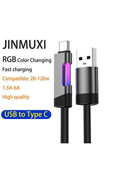 Choice1 كابل USB نوع C من JINMUXI بطول 2 متر، 20-120 واط، كابل شحن سريع مع تغ...
