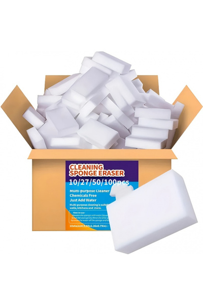 Choice WHITE 20PCS 20High-quality magic sponge eraser foam cleaning pad，Multi...