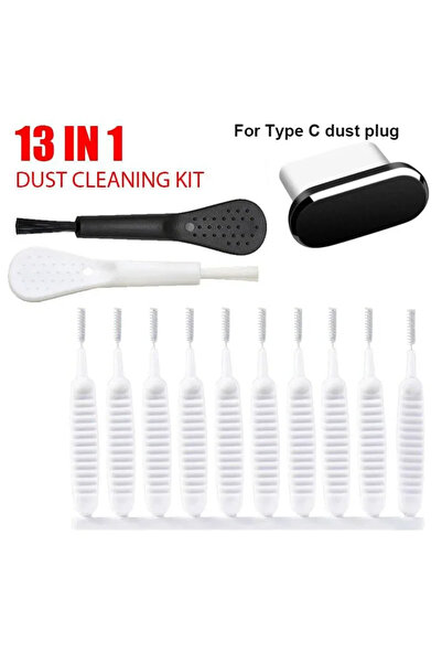 Choice 13 pcs for Type-C Mobile Phone Dust Plug Port Cleaning Kit 13Pcs Compu...