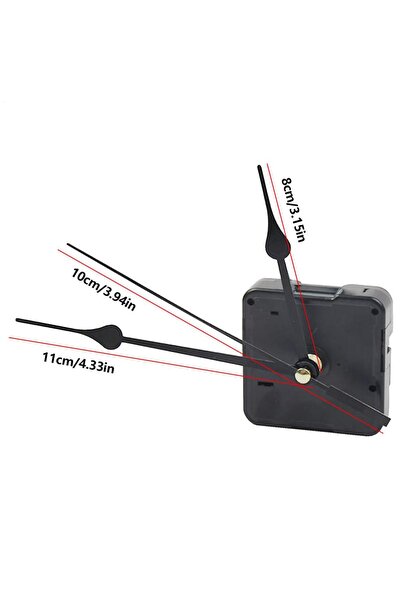 Choice Black Clock Accessories Silent Scanning Home Decor Mechanism Movement ...