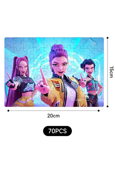 Choice20 هاسبرو 70 قطعة c 70/300 قطعة لعبة ألغاز خشبية رائعة بتصميم سايبربانك...