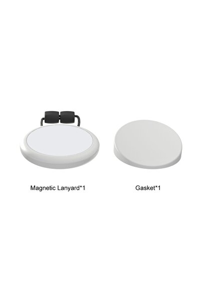 Choice white color PULUZ Magnetic Pendant Holder For Insta360 GO 3 / GO 3S Ca...