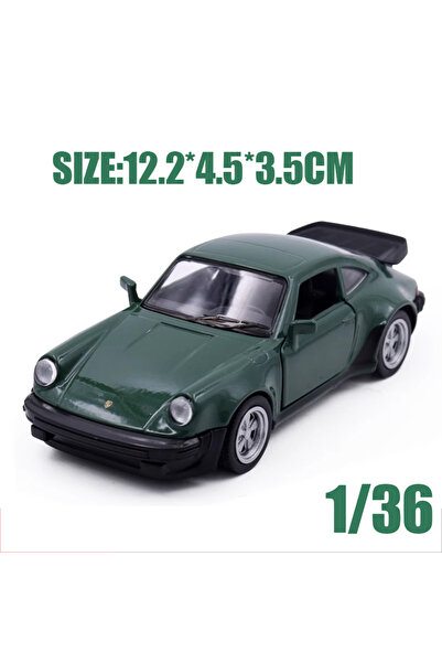 Choice1 Green 1/36 Porsche 911 Turbo Racing Car Model Toy Simulated Alloy Min...