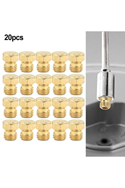 Choice 20Pcs Brass Jet Nozzle Propane Burner Orifice Kit Grill Replacement-Pa...