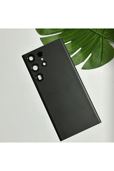 Choice5 غطاء خلفي أسود لبطارية S23 Ultra، غطاء خلفي بديل لهاتف S23 Ultra