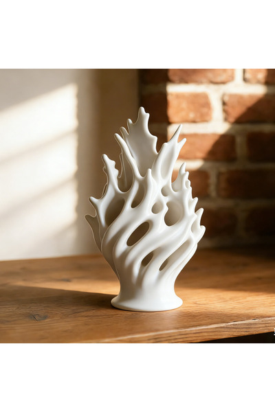 Choice1 WHITE Elegant Plastic Flower Vase,Lightweight and Portable, Ideal for...