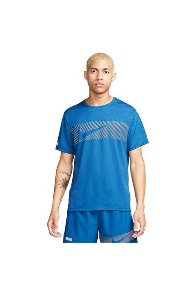Nike Tricou de alergare pentru bărbați Miler Flash Dri-FIT UV cu mânecă scurt...
