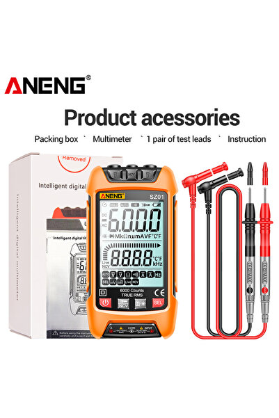 Choice3 ANENG SZ01 Orange ANENG SZ01 Digital Professional Multimeter Tester 6...
