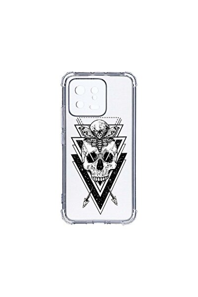 bestcase Противоударен калъф 1.5ММ, съвместим с Xiaomi 13, Дизайн Череп, 1.5М...