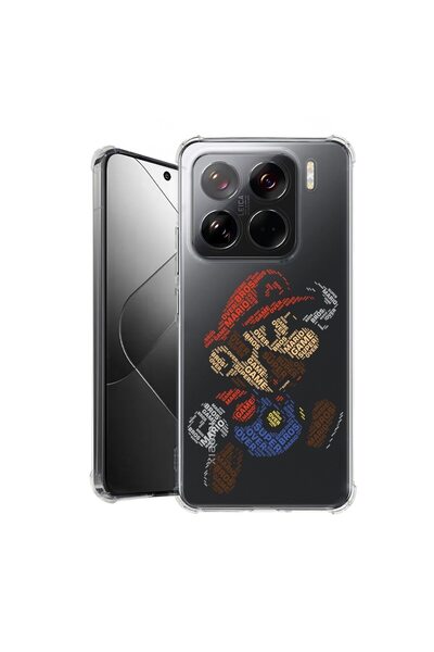 bestcase ¬Æ Husa pentru Xiaomi 15, Anti Shock 1.5MM, Calligraphy Super Maria,...