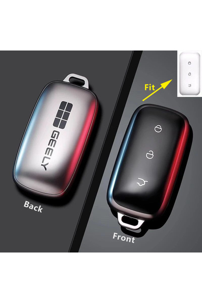 Choice27 for Galaxy EX5 A6-key fob-1PC TPU Key Case Fob Cover for Geely EX5 E...
