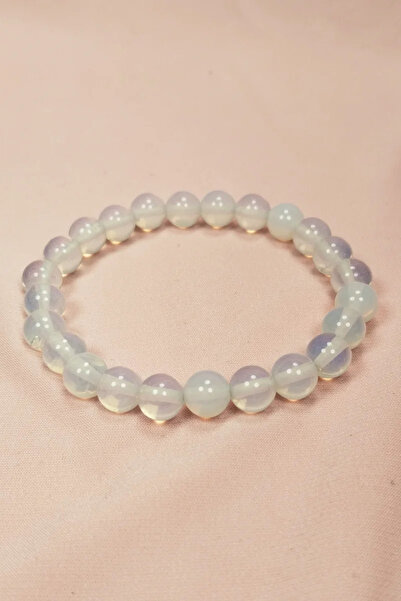 Generic Brand Natural Stone Moonstone Bracelet - Boxed