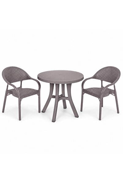 RETRO ART Holiday 80 cm 2 kişilik Royal Masa Takımı