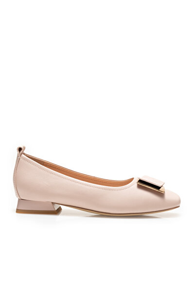 UrbanShoes Pantofi eleganți damă din piele naturală - 5599 Nude Box