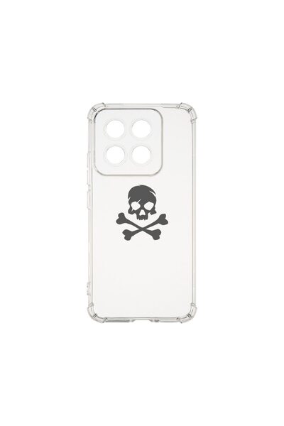 bestcase Husa pentru Xiaomi 14T Pro, BestCase¬Æ Anti Shock 1.5MM, Skull, Rezi...