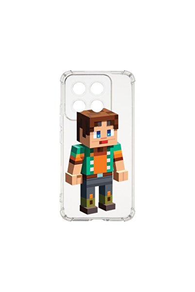 bestcase Husa pentru Xiaomi 14T Pro, BestCase¬Æ Anti Shock 1.5MM, Minecraft C...