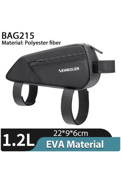 choice2 BAG215 NEWBOLER Bike Bag 1.5L Portable Frame Front Tube Cycling Bag M...