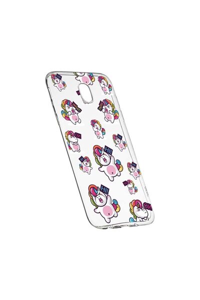 bestcase Husa Silicon, Transparent, Slim, Fat Unicorn, Xiaomi Mi4