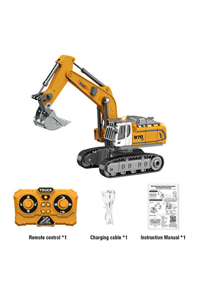 Choice5 rc-excavator 1:64 Mini RC Excavator Crawler Tipper Truck Remote Contr...