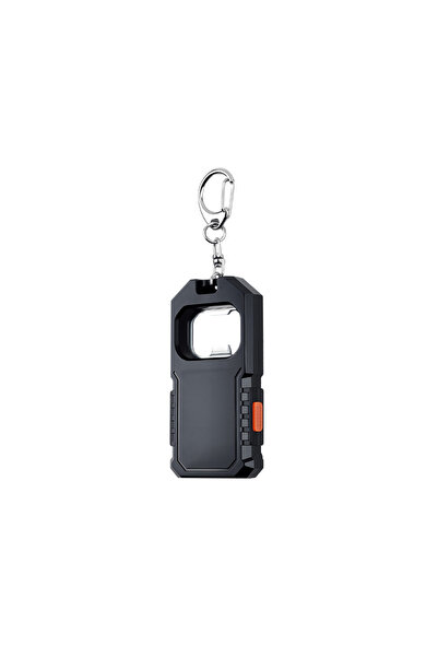 Choice Black Portable Keychain Mini Flashlight USB C Rechargeable LED Emergen...