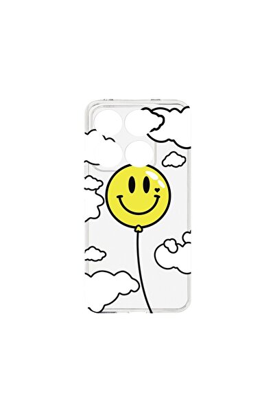 bestcase Калъф за Xiaomi 14T, BestCase™ Прозрачен силиконов 2ММ, Балонна усми...