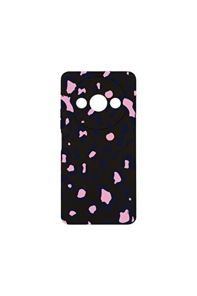 bestcase Λεπτή Θήκη Σιλικόνης 0.8MM, Συμβατή με Xiaomi Redmi A3, Ροζ Σχέδιο Λ...