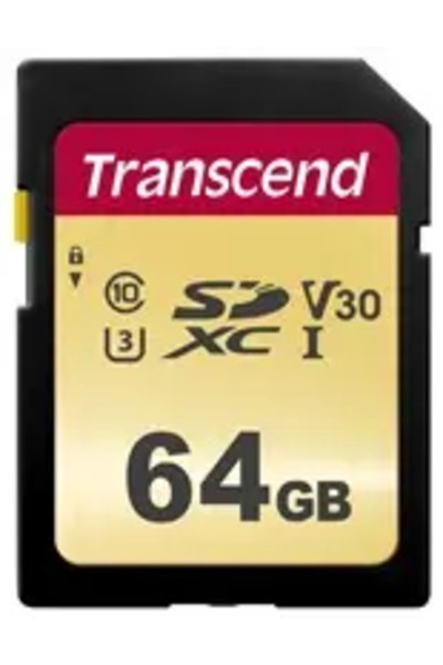 Transcend SDXC 500S 64GB Clasa 10 UHS-I U3 V30