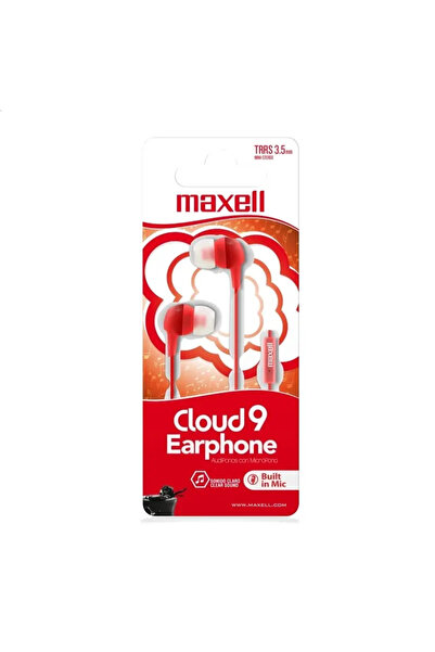 Maxell CĂȘTI EB-CLOUD9 MICROFON ROȘU 347978.00.CN