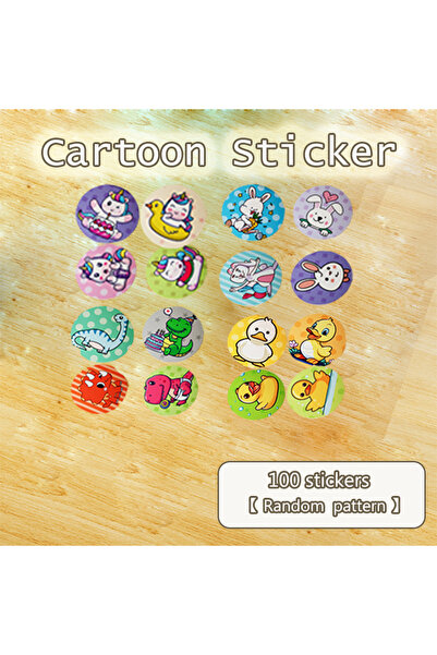 Choice1 100 random stickers Children's Velcro, Seal Stickers, Book Toys, Art ...