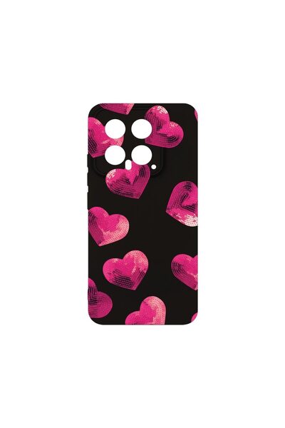 bestcase Husa BestCase¬Æ Premium Silicon, Compatibila Cu Xiaomi 14, Heart Pat...