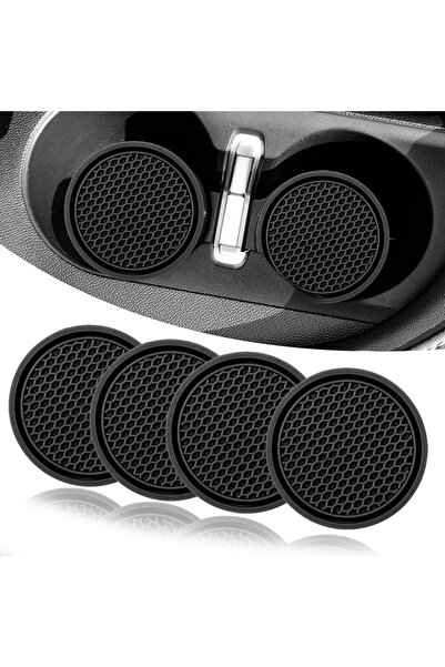 Choice1 4 Pcs 4Pcs/set 7cm*5cm Car Cup Holder Car Silicone Insert Coaster Mat...