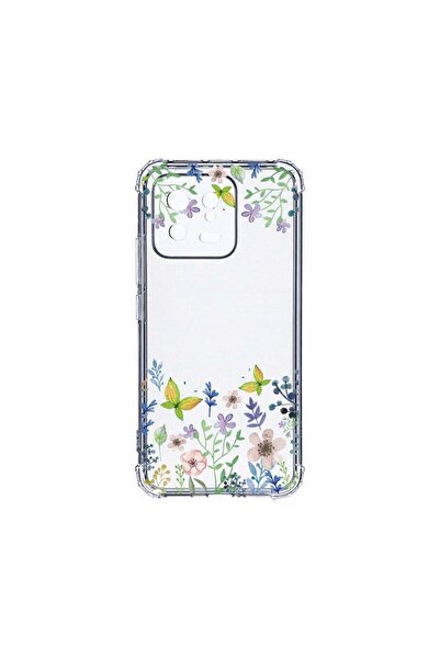 bestcase Αντικραδασμική Θήκη 1.5MM, Συμβατή με Xiaomi 13, Σχέδιο Πεταλούδες κ...