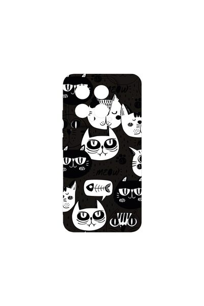 bestcase Husa BestCase¬Æ Premium Silicon, Compatibila Cu Xiaomi 14, Cool Cats...