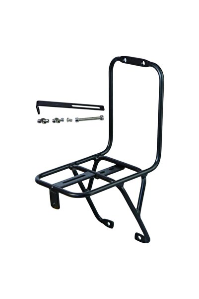 Choice Black Front Bicycle Pannier Rack Durable Aluminum Alloy Luggage Carrie...