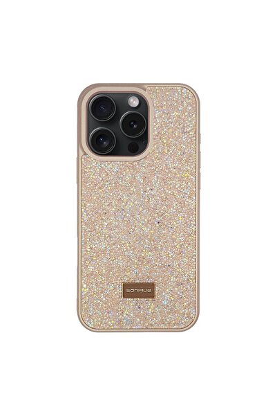 Sonique Θήκη Lux Diamond Apple iPhone 15 Pro Χρυσό