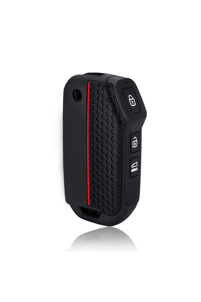 Choice black Silicone Car Flip Key Case Cover For KIA Sportage R Stinger GT S...
