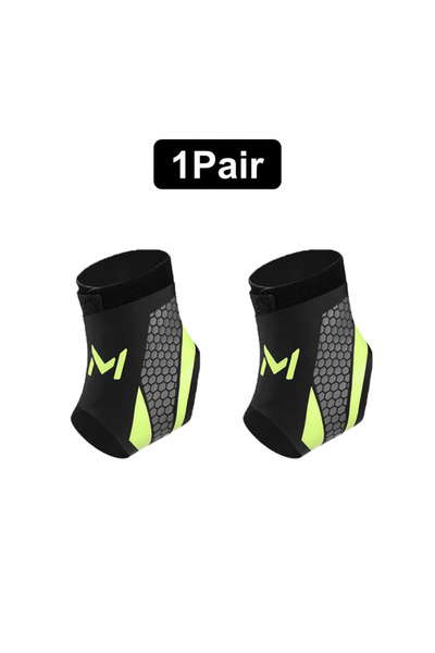 choice2 1pair green 1Pair Compression Ankle Support Strap Breathable Adjustab...