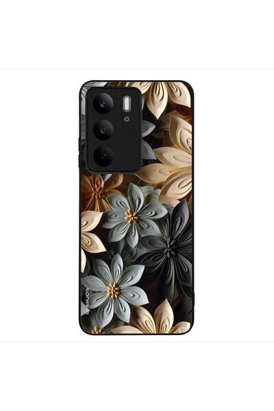 Sonique Θήκη 3D Flower Series για Realme C75 4G Γκρι